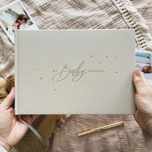 MY BABY JOURNAL IN IVORY