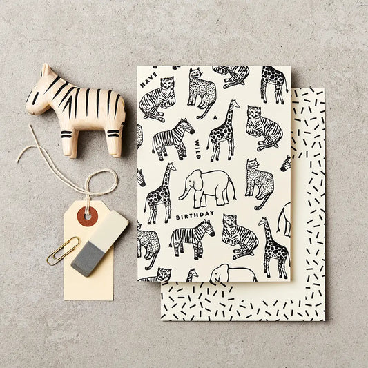 ANIMAL BIRTHDAY CARD